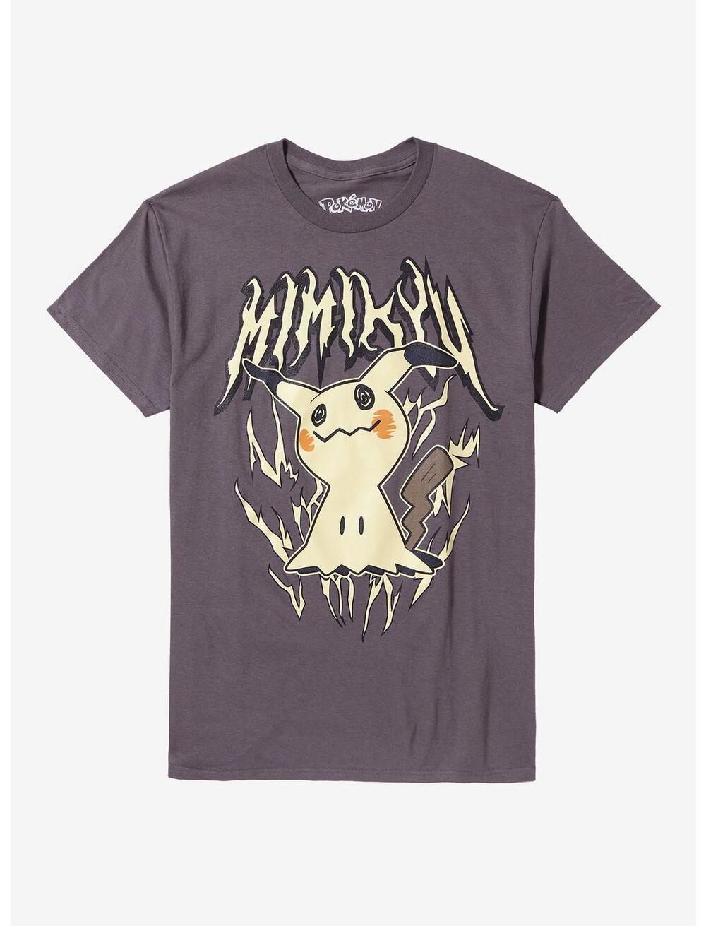 NWT Hot Topic Pokemon Mimikyu Metal T-Shirt in Grey sz Large